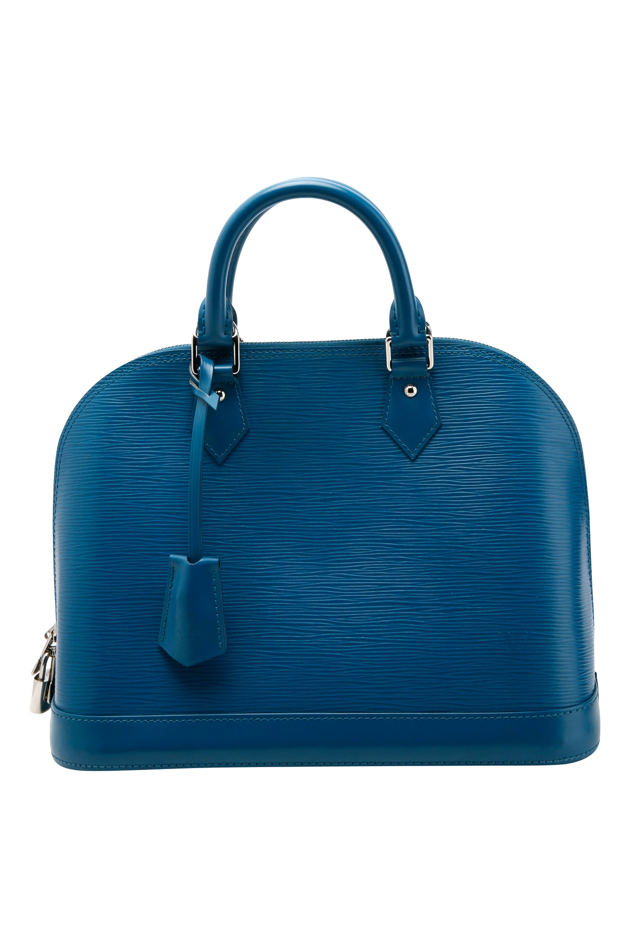 Blue Louis Vuitton Epi Alma PM Handbag