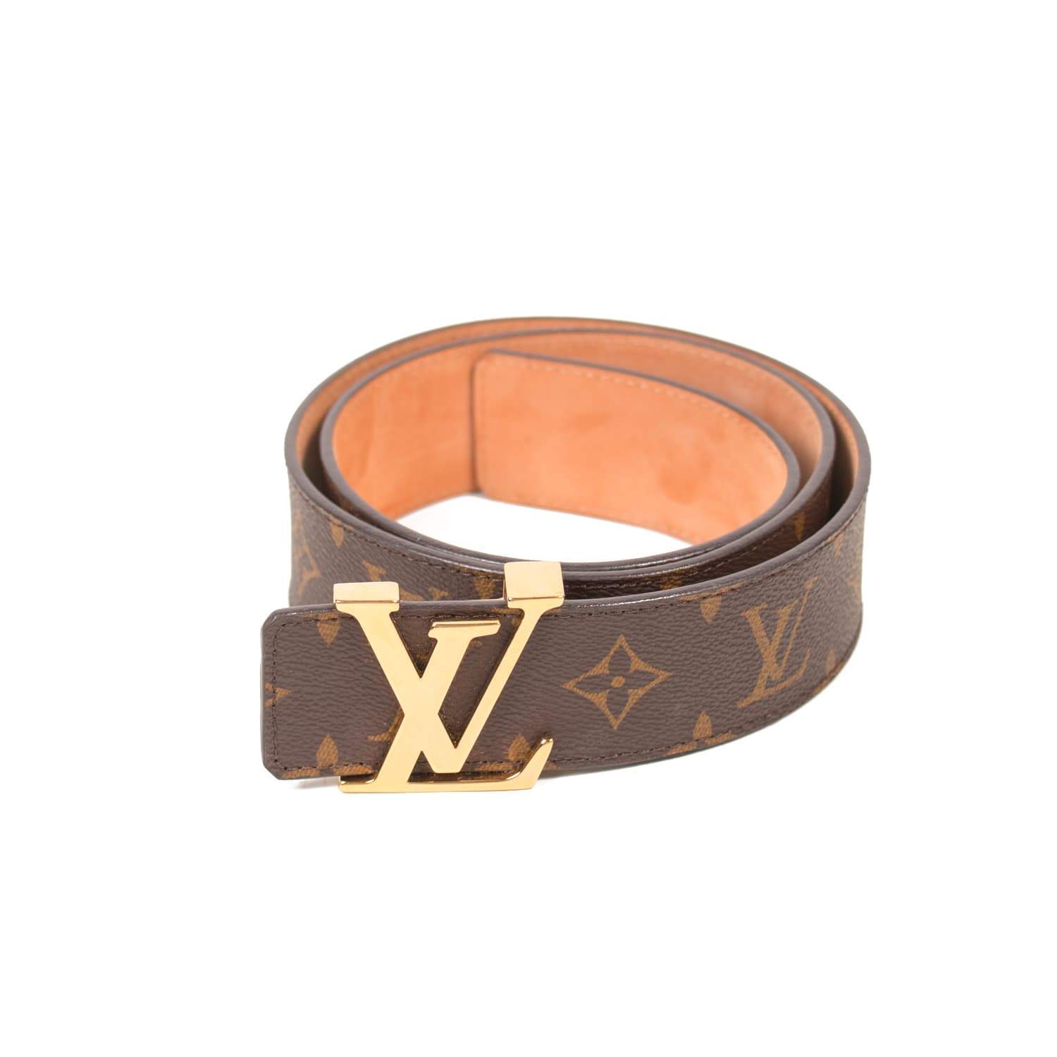 Louis Vuitton Lv Gold Buckle Belt