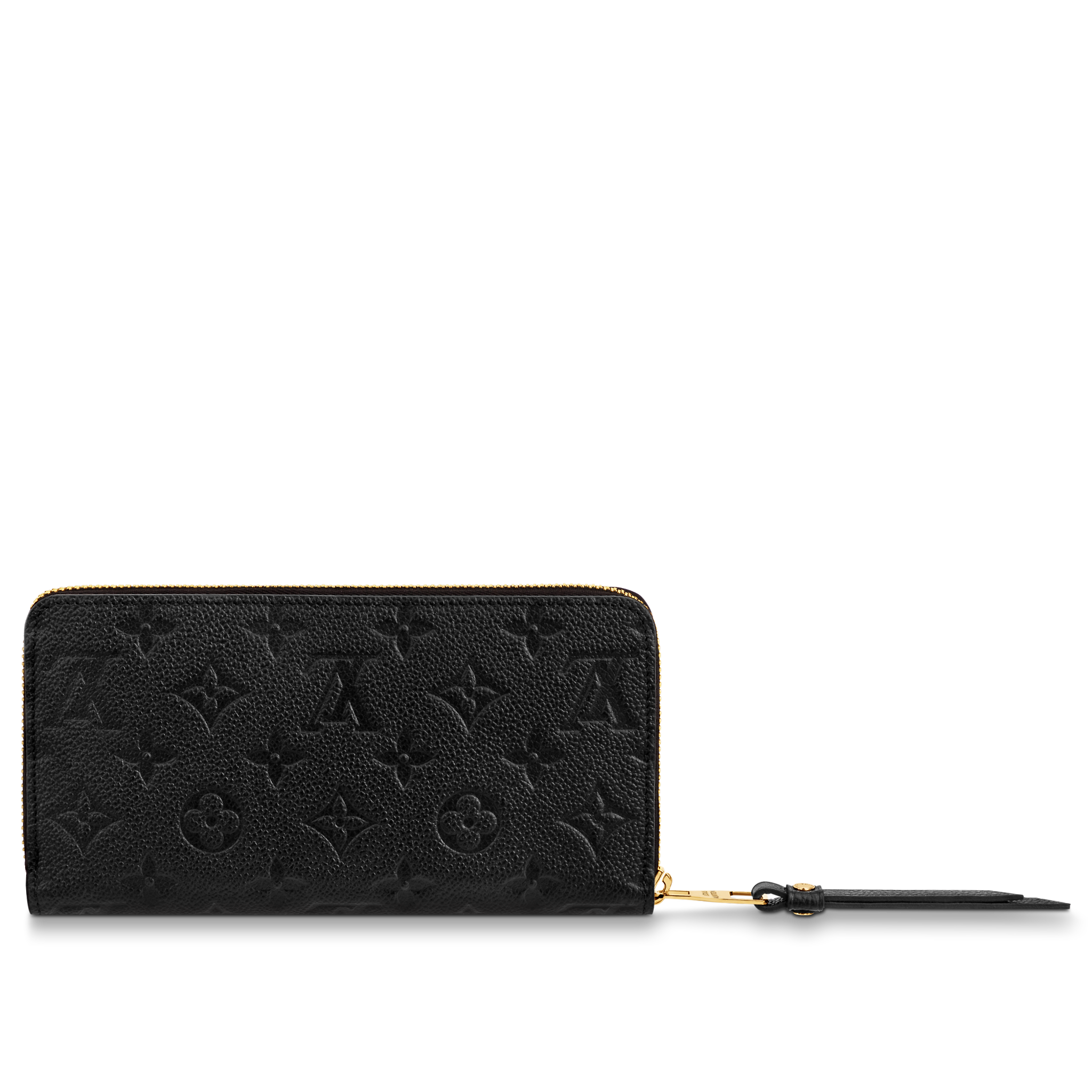 Louis Vuitton Card Holder Monogram Empreinte Black in Cowhide