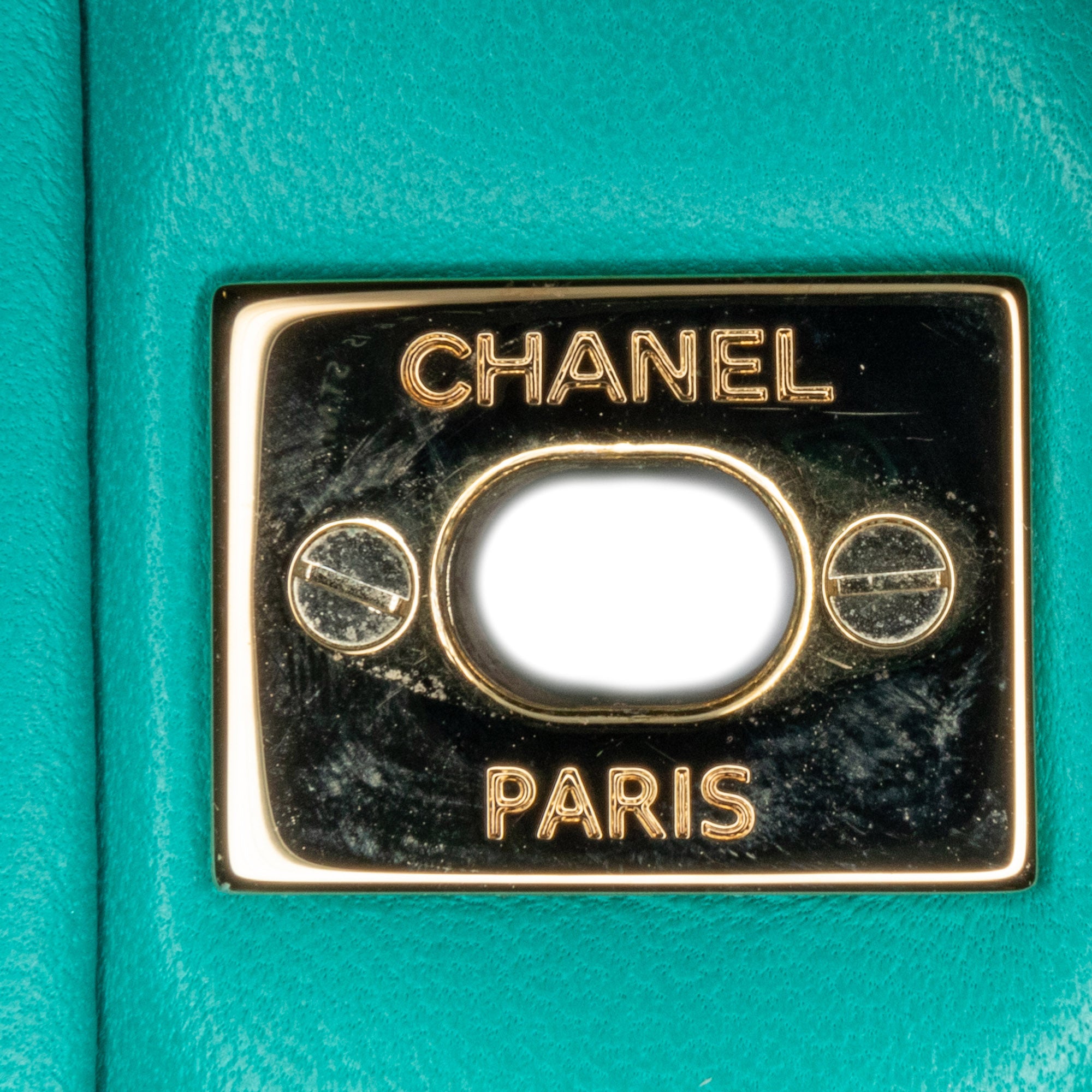 Chanel Medium Classic Lambskin Double Flap Blue