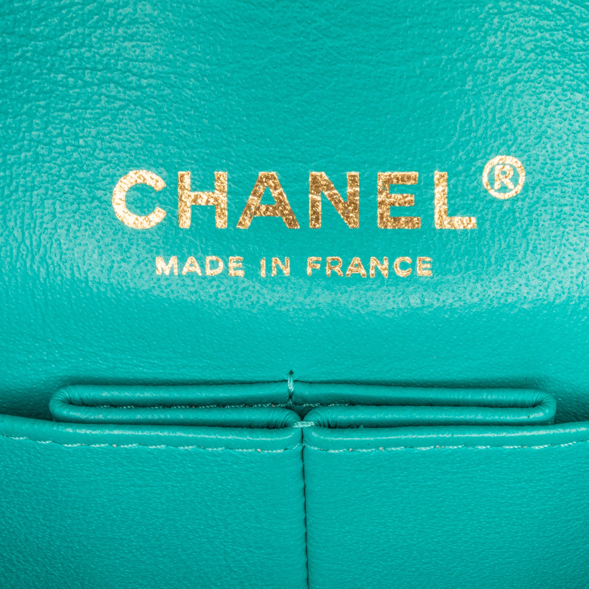 Chanel Medium Classic Lambskin Double Flap Blue