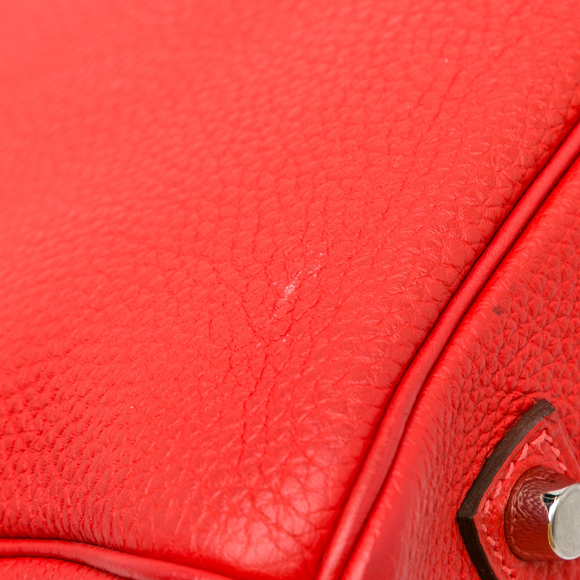 Hermès Togo Birkin Retourne 35 Red