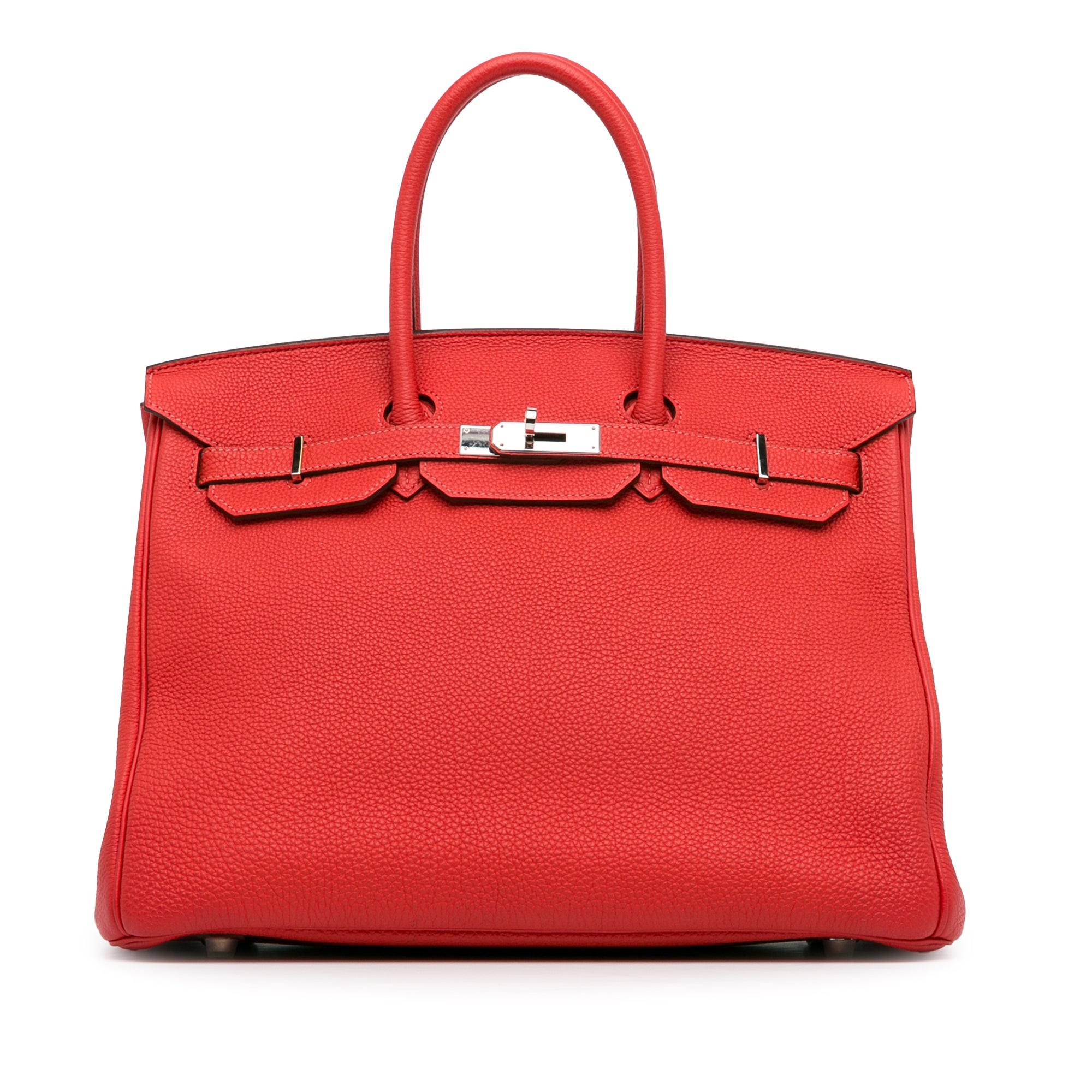 Hermès Togo Birkin Retourne 35 Red