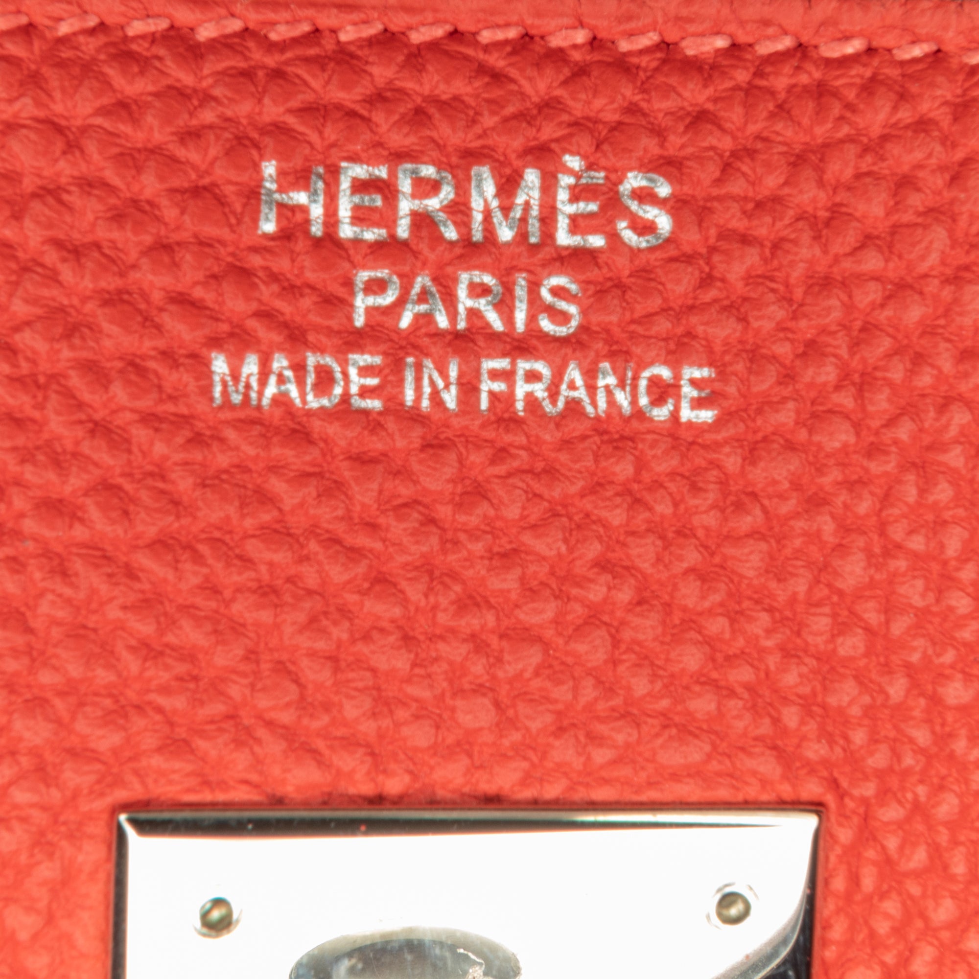 Hermès Togo Birkin Retourne 35 Red